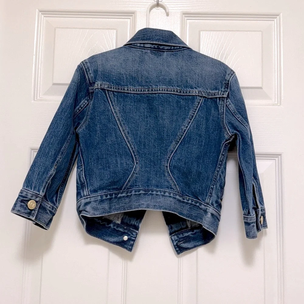 NWT GAP Kids x CULT GAIA Asymmetrical Denim Jacket